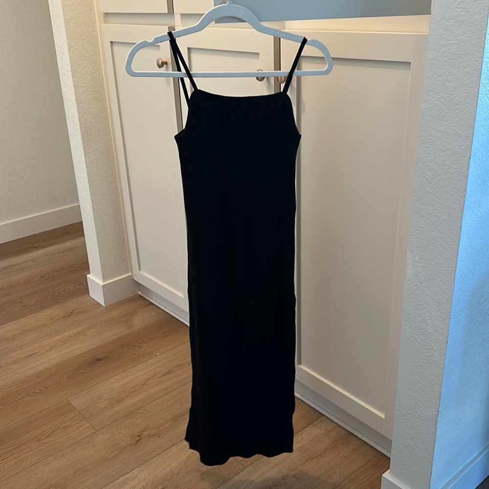 Black Knit Dress